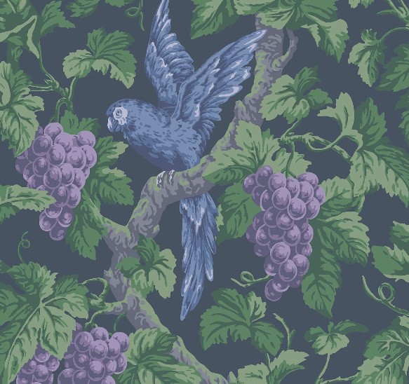 Violet, Purple & Forest on Ink