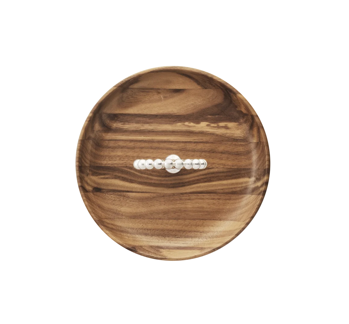 Christofle Perles Walnuss Schale versilbert 17cm