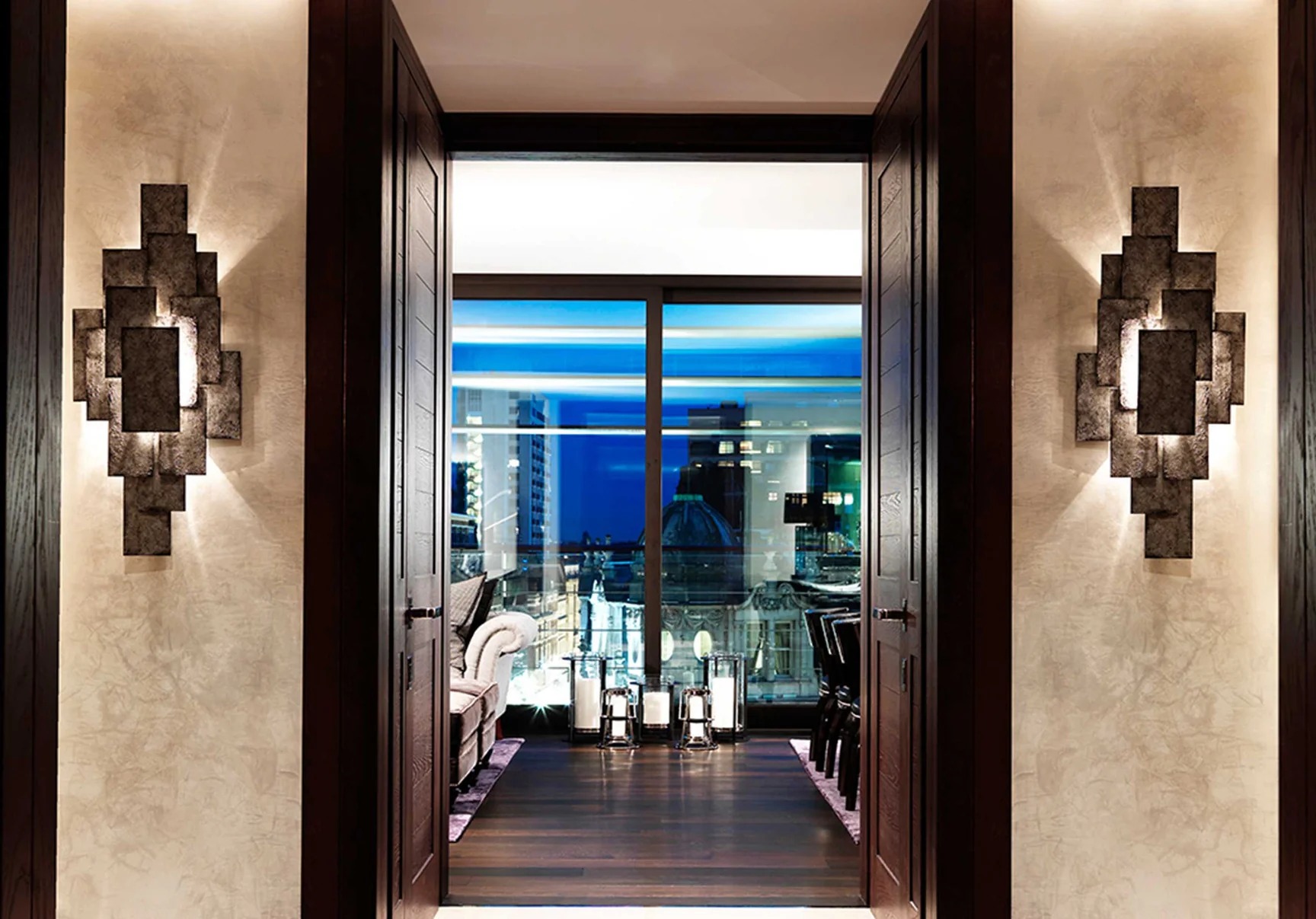Porta Romana Steel Plates Wall Light