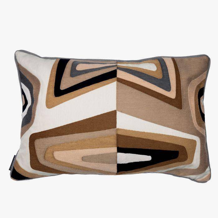 Casamance West Dream Praline noir 40x60cm