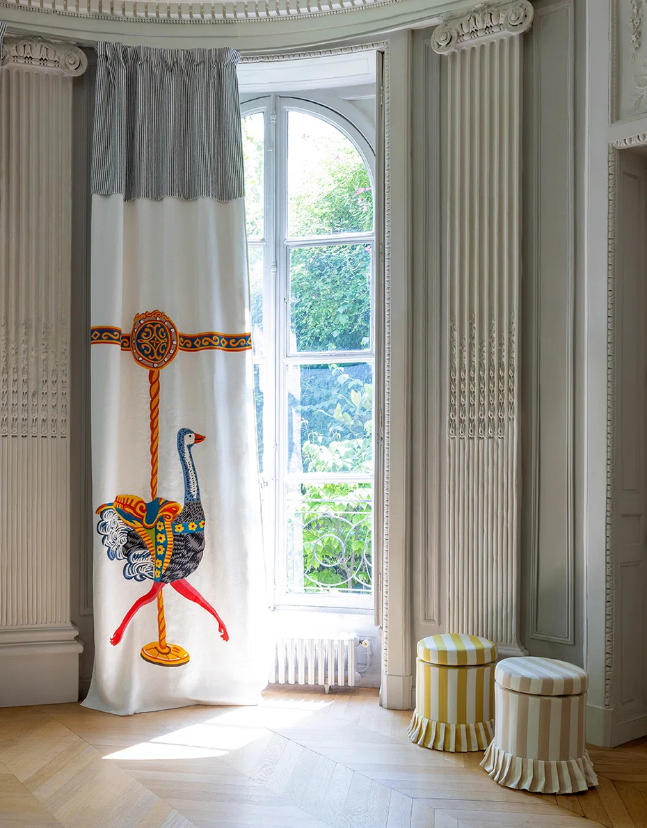 Pierre Frey L'autruche du carrousel 