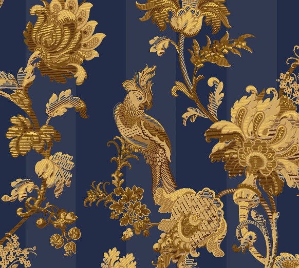 Royal Blue & Metallic Gold