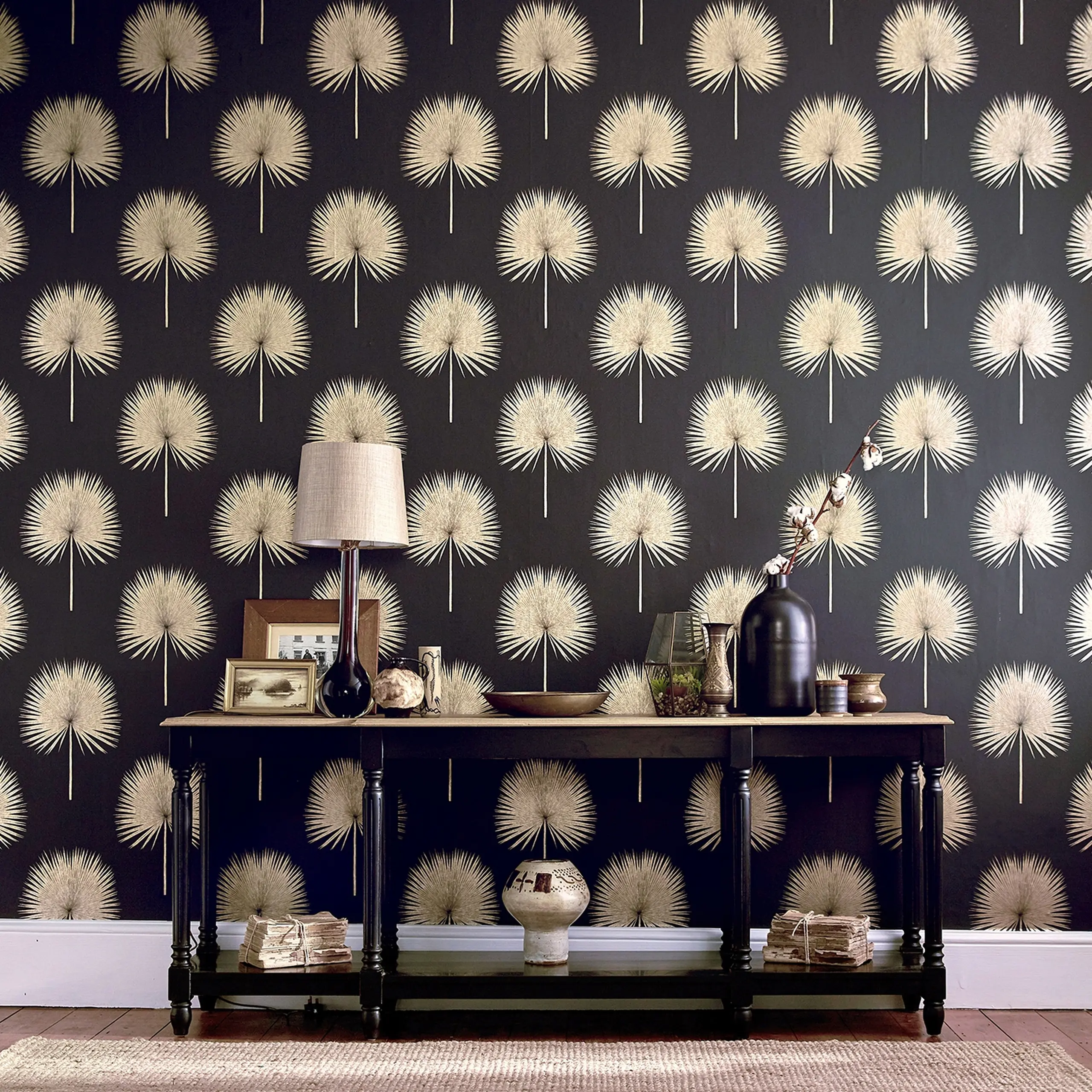 Sanderson  Fan Palm Wallpaper