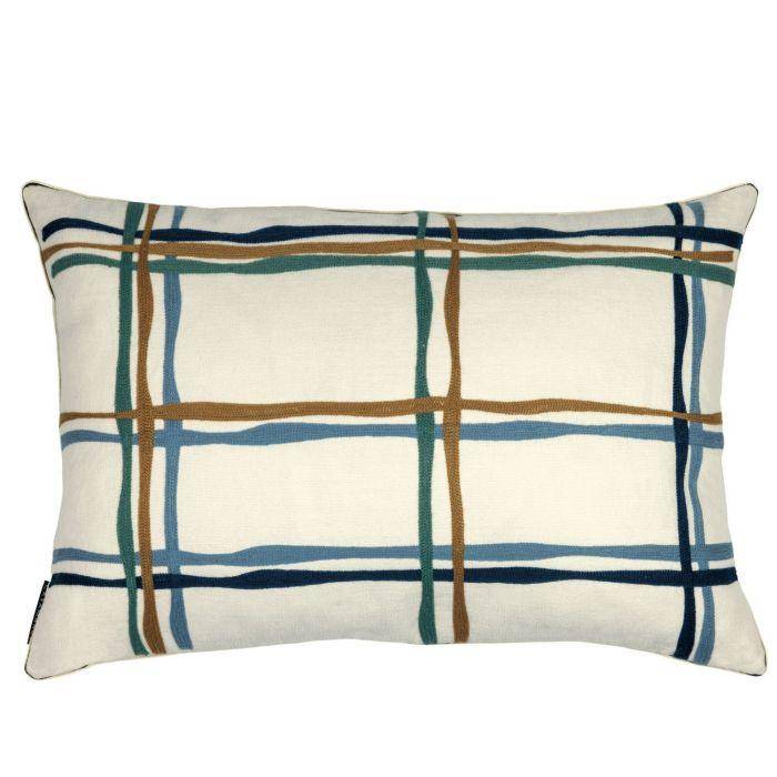 Casamance Oban Bleu ocre 40x60cm