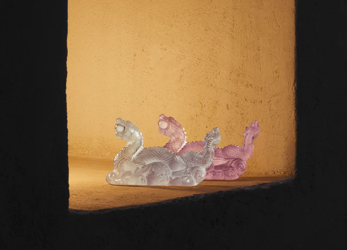 Lalique Tialong Dragon Sculpture