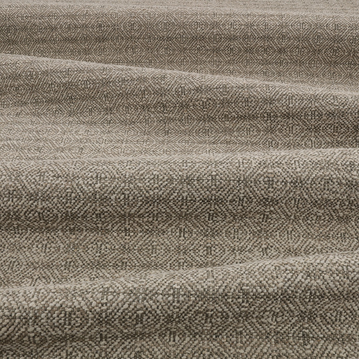 Mark Alexander Inka – Natürliche Leinen-Wolltextil mit Diamant-Muster