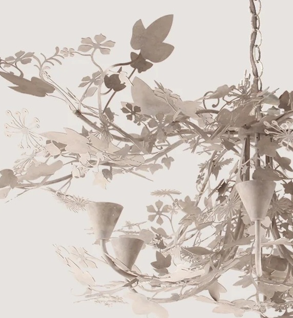 Porta Romana Ivy Shadow Chandelier Large with Chain