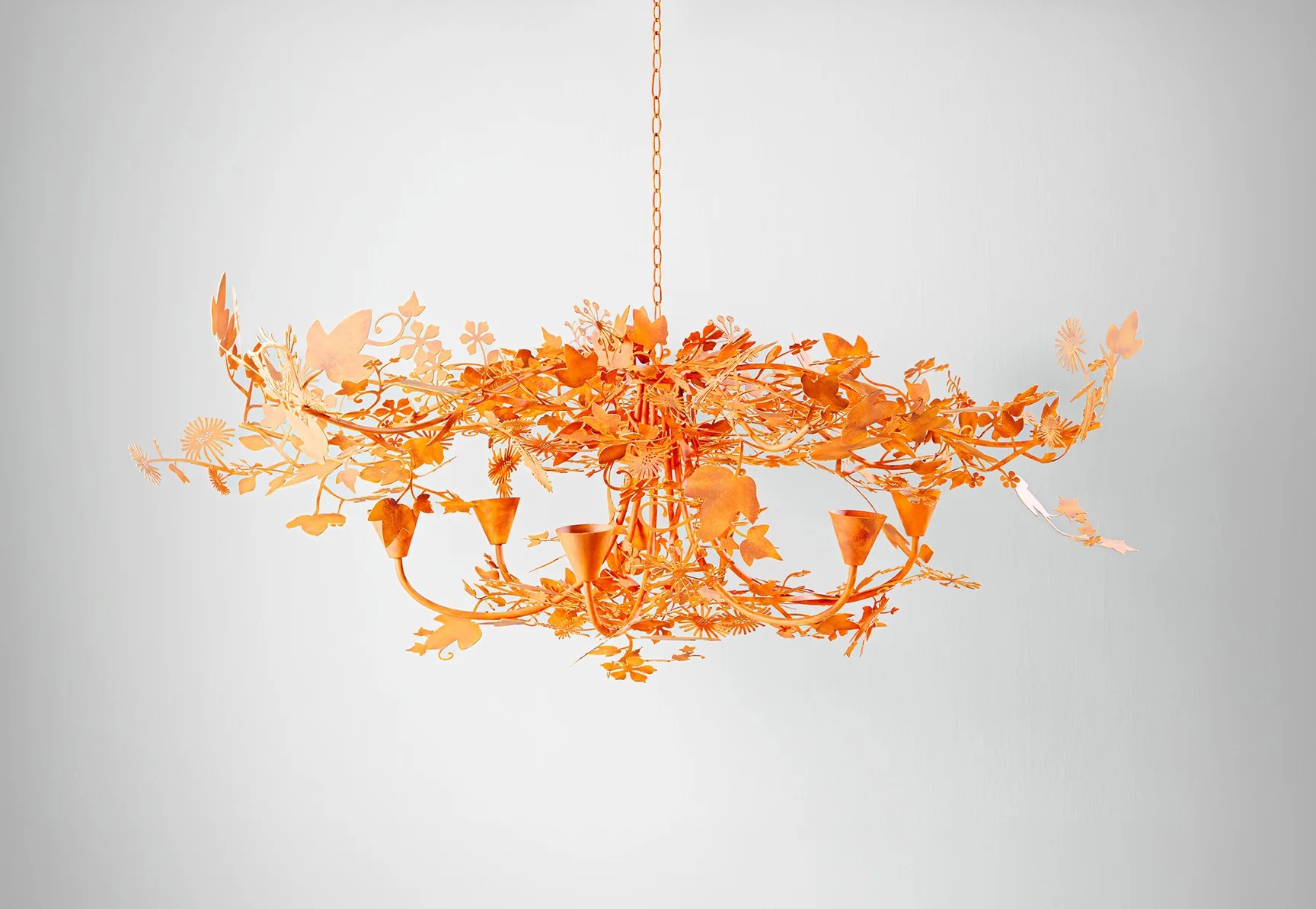 Porta Romana Ivy Shadow Chandelier Large with Chain