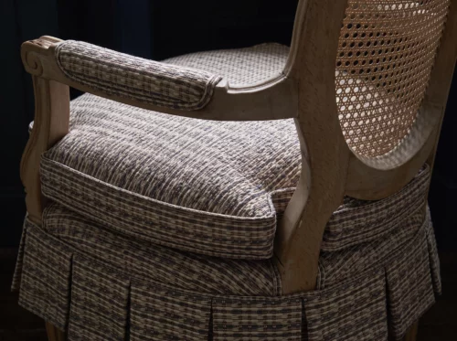 Lorenzo Castillo Mauregato - Polsterstoff, Raffia Gewebestruktur