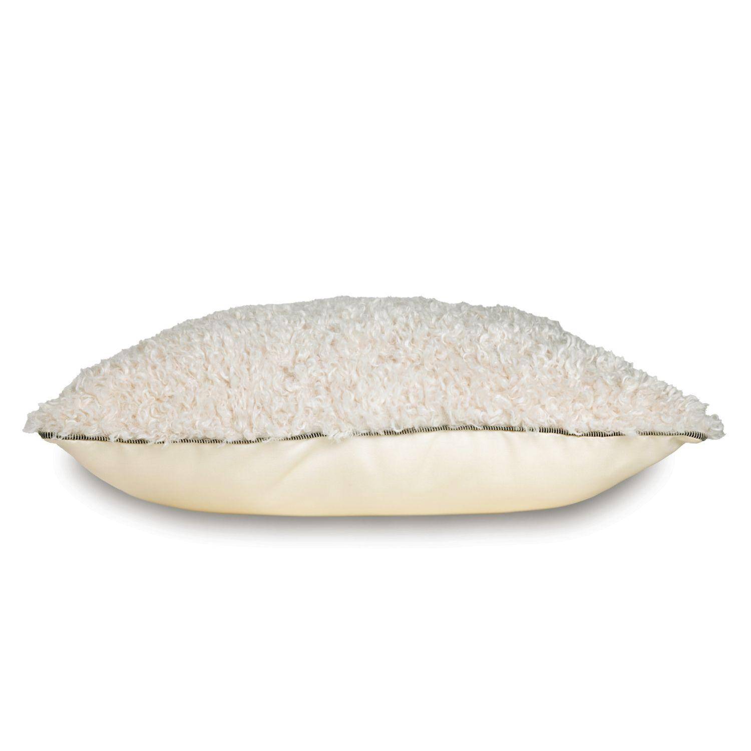 Casamance Sami Ecru 40x60 cm - Kissenbezug aus Kunstfell