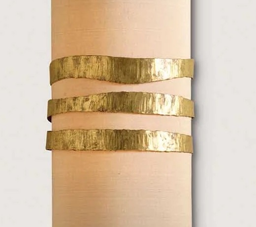 Porta Romana Scruffy Ribbon Wall Light