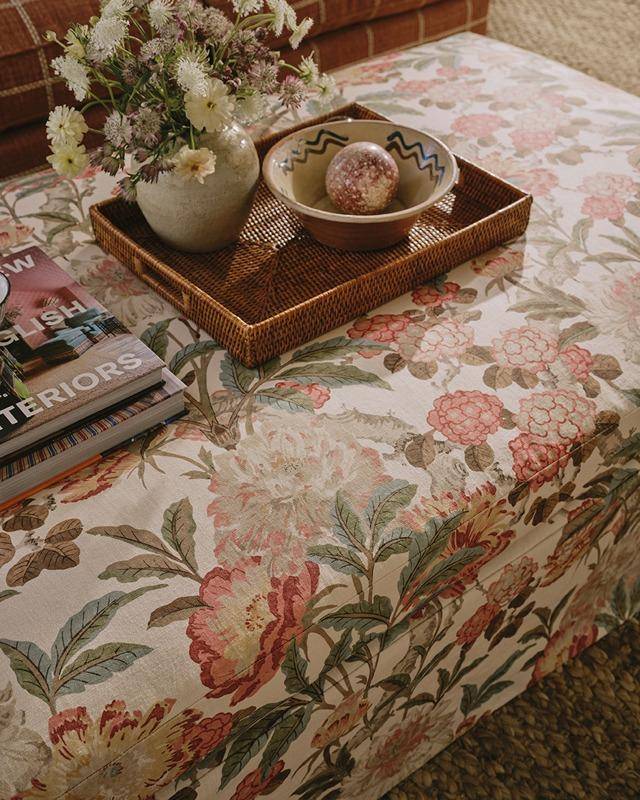 Colefax and Fowler Pendine | Floraler Vorhangstoff