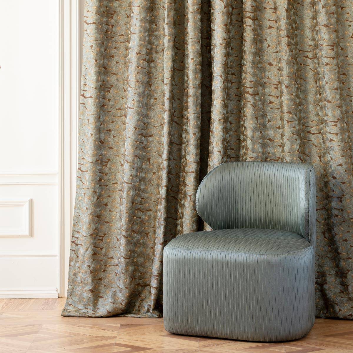 LIZZO Calato Jacquard-Polsterstoff mit Satin-Effekt