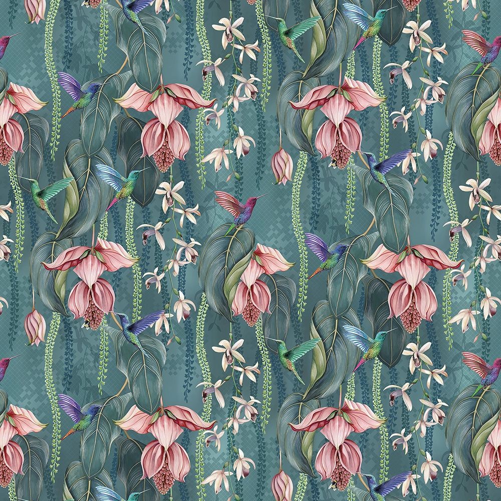 Osborne & Little Trailing Orchid Velvet
