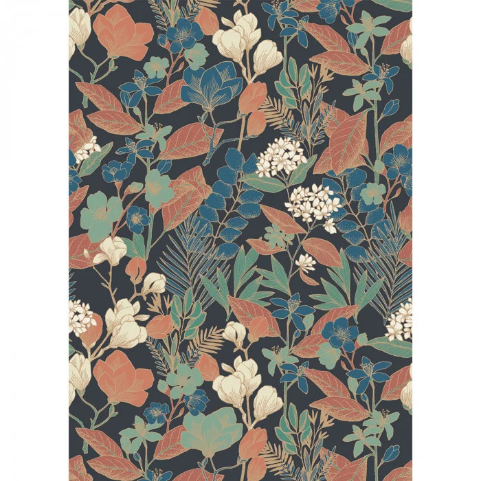 Bleu rouge fond noir