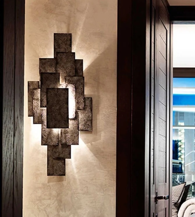 Porta Romana Steel Plates Wall Light