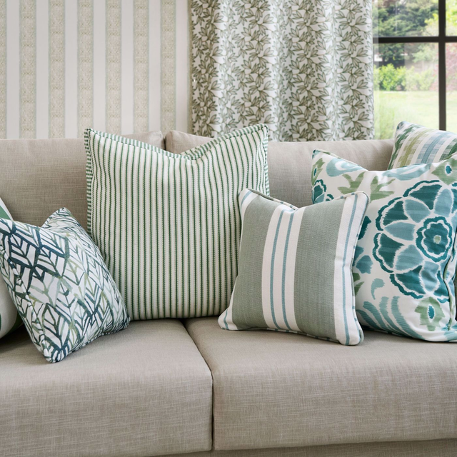 Clarke & Clarke Cassia - Baumwolle mit Suzani-Muster