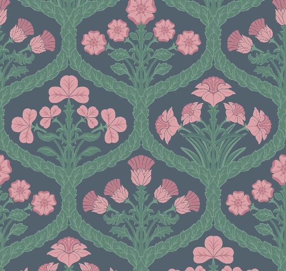 Rose & Forest on Charcoal