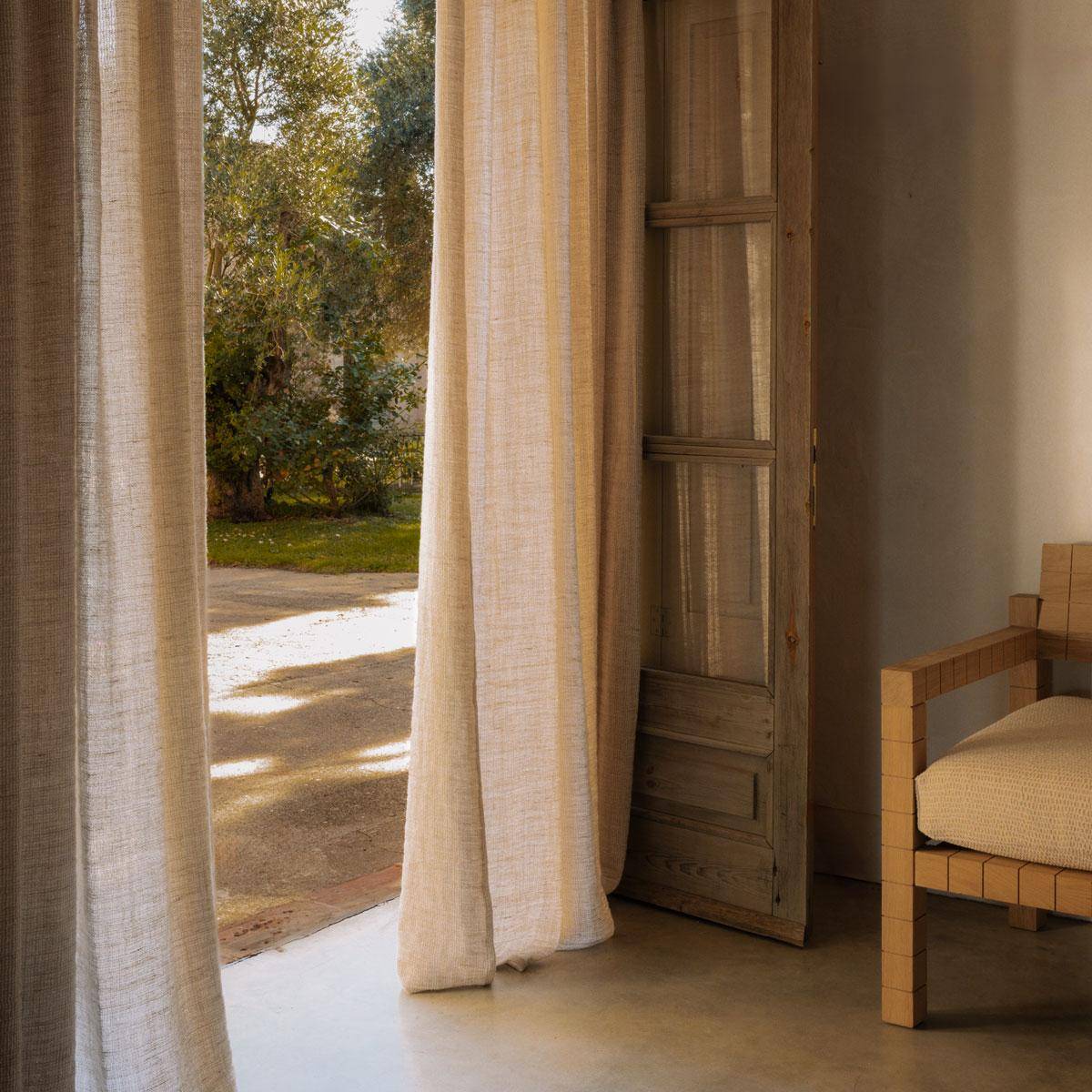 Alhambra La Nonna – Naturleinen mit handgefertigter Optik