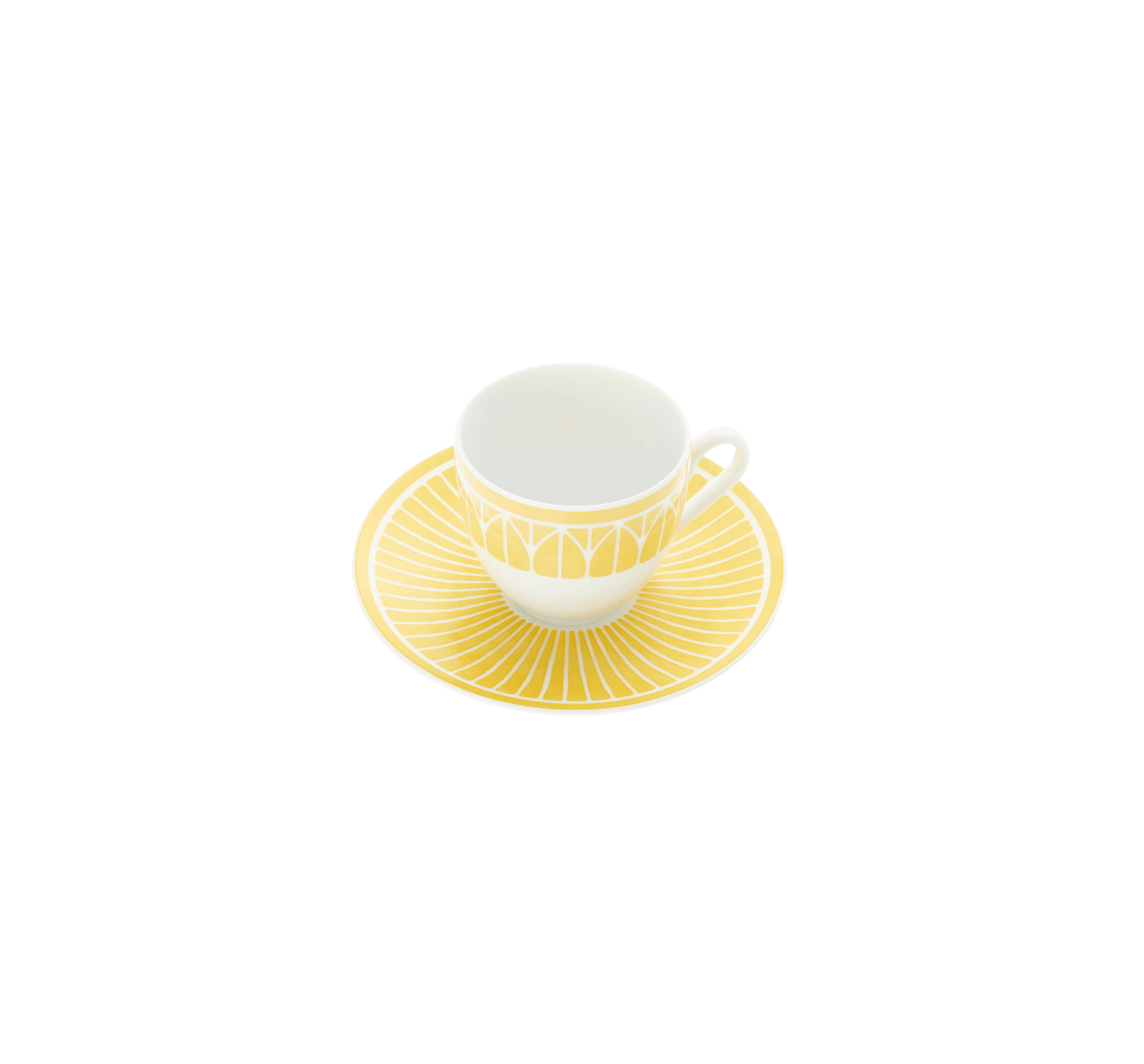Christofle Malmaison Riviera Espresso-Tasse inkl. Untertasse