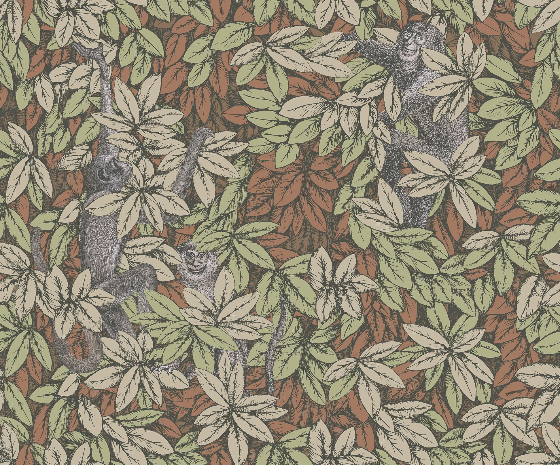 Cole & Son Foglie e Scimmie