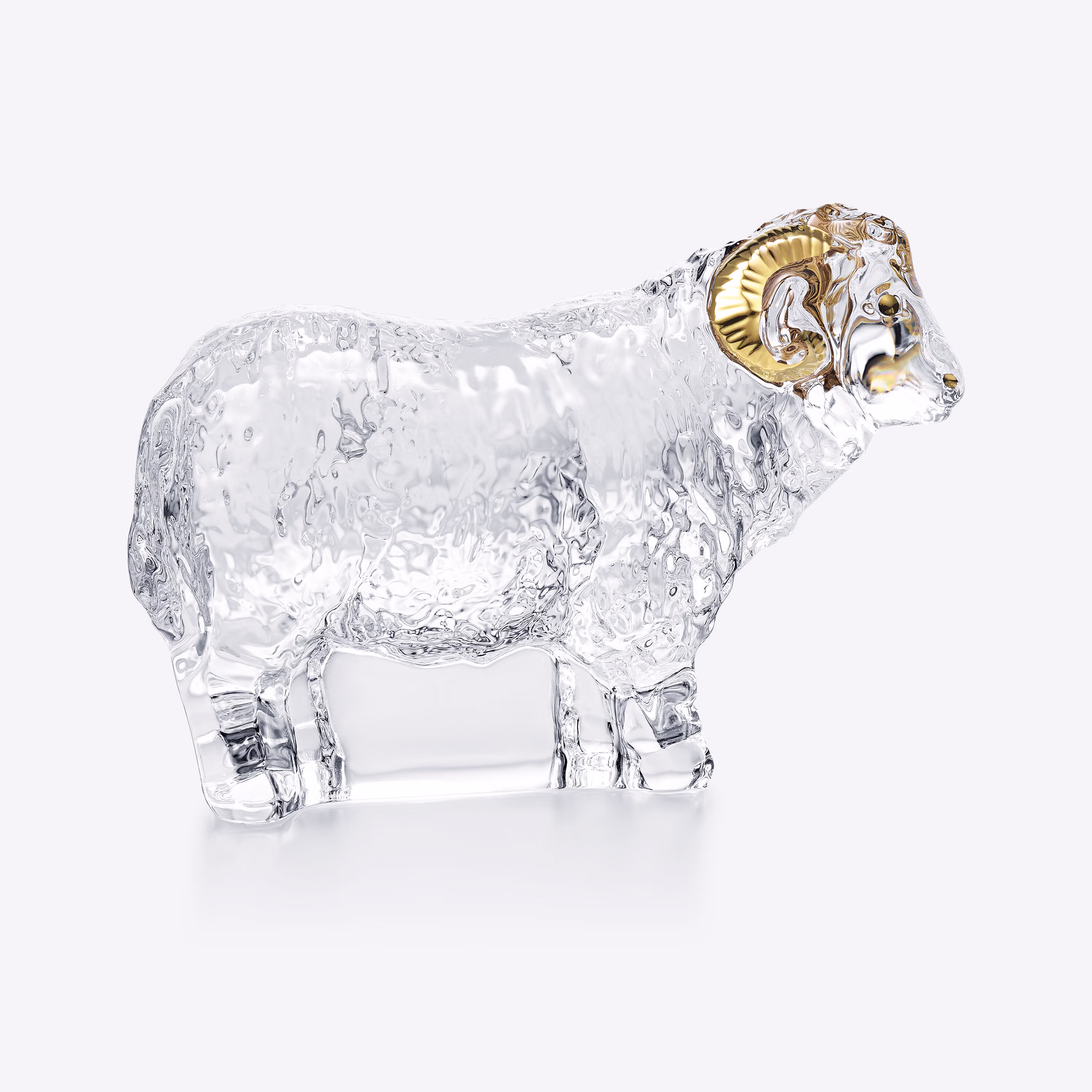Baccarat Tierkreiszeichen Schaf 2027 Gold