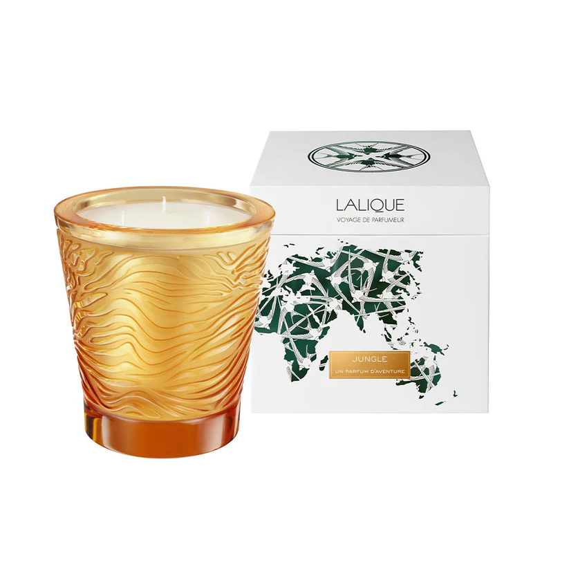 Lalique Jungle Limited Edition Crystal Scented Candle
