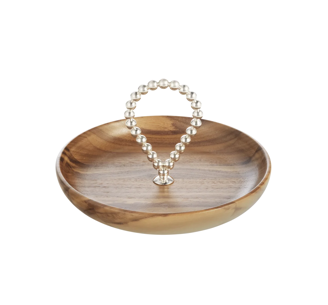 Christofle Perles Walnuss Schale versilbert 17cm