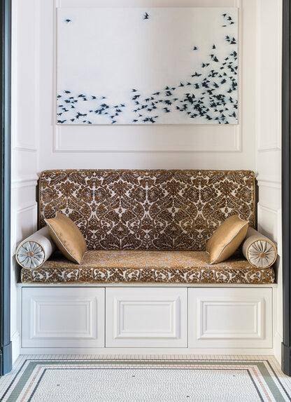 Ardecora Riflesso - Velours-Polsterstoff mit Patina-Effekt
