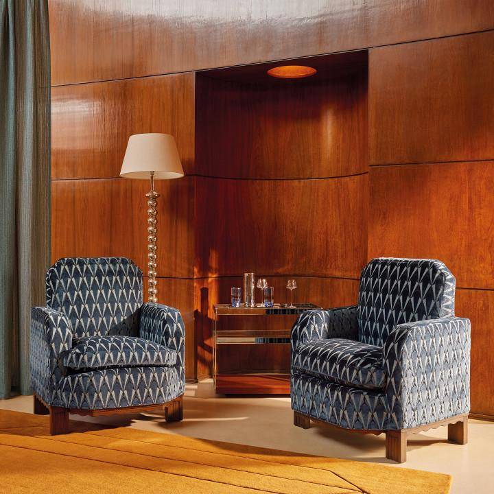 Kirkby Eventail FR Crib 5 – Polsterstoff im Art-Deco-Stil