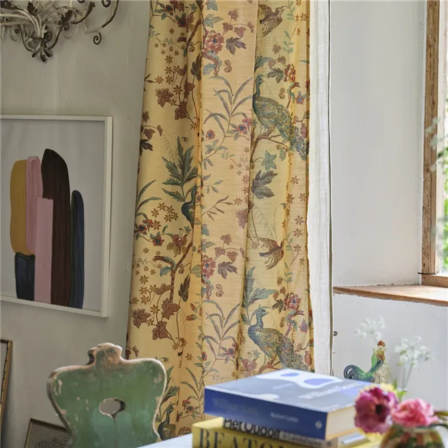 John Derian Peacock Toile