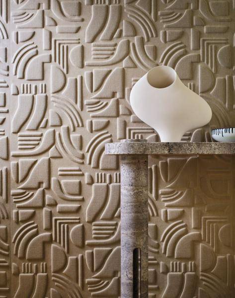 Casamance Linsolite - Leinentapete mit Reliefstruktur