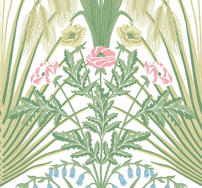 Leaf Green & Cerulean Sky on Chalk