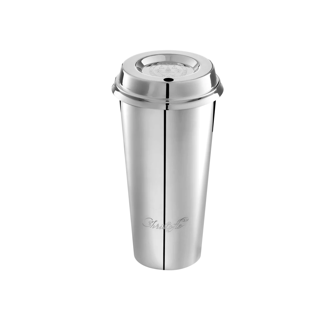 Christofle Kaffee-Becher versilbert Objects Miroir