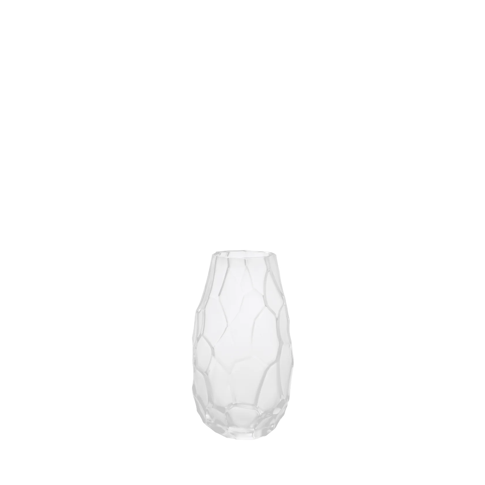Lalique Silex Vase klein - klar