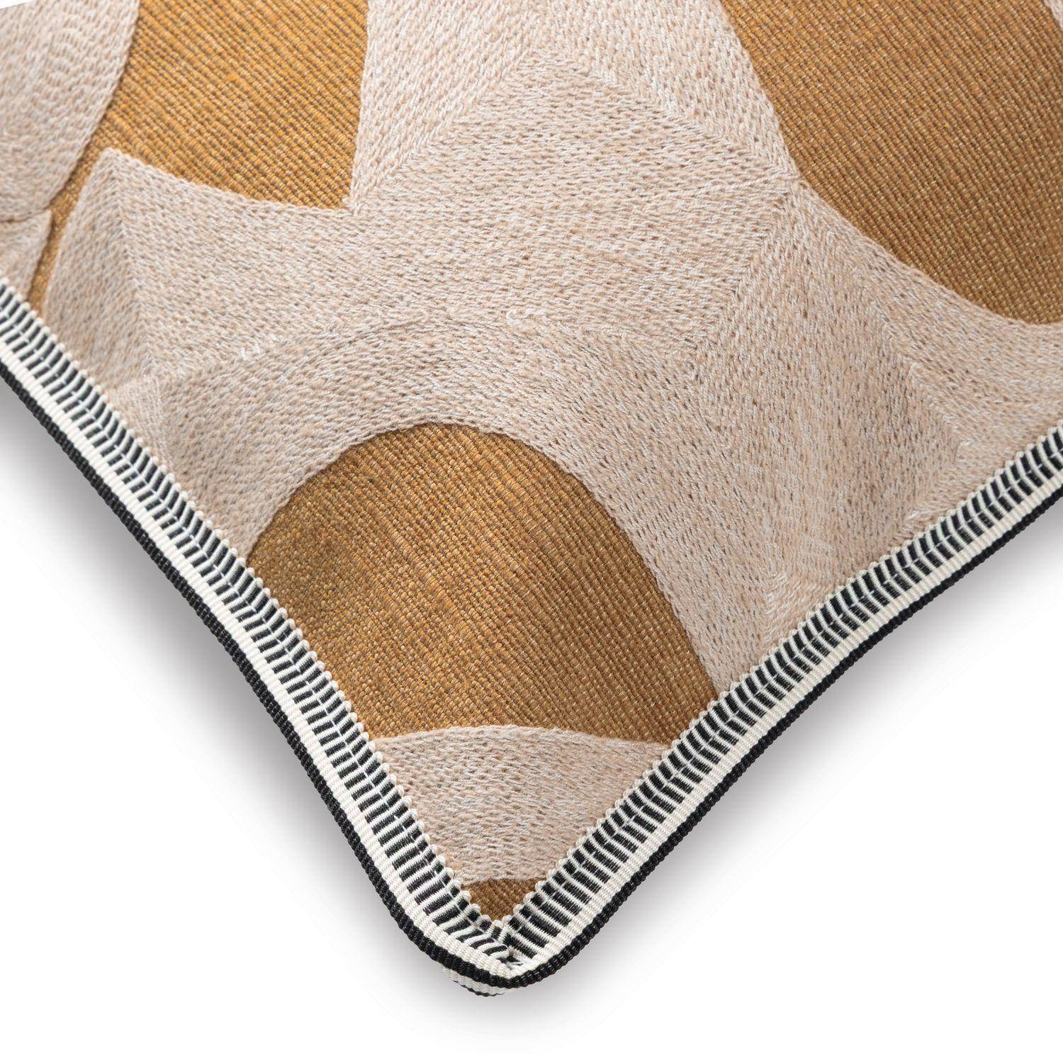 Casamance Mainland Ocre 40x60 cm - Kissenbezug mit Stickerei