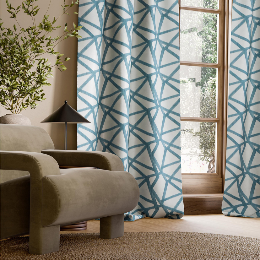 Harlequin Sumi Ikat - Dekostoff mit handgedruckter Optik