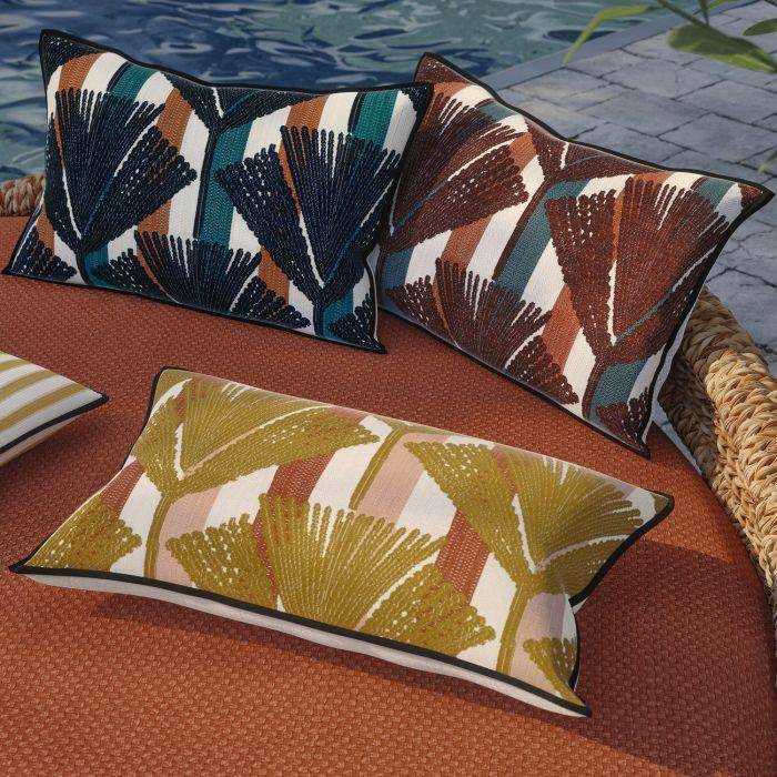 Casamance Madère Multico moutarde 40x60cm