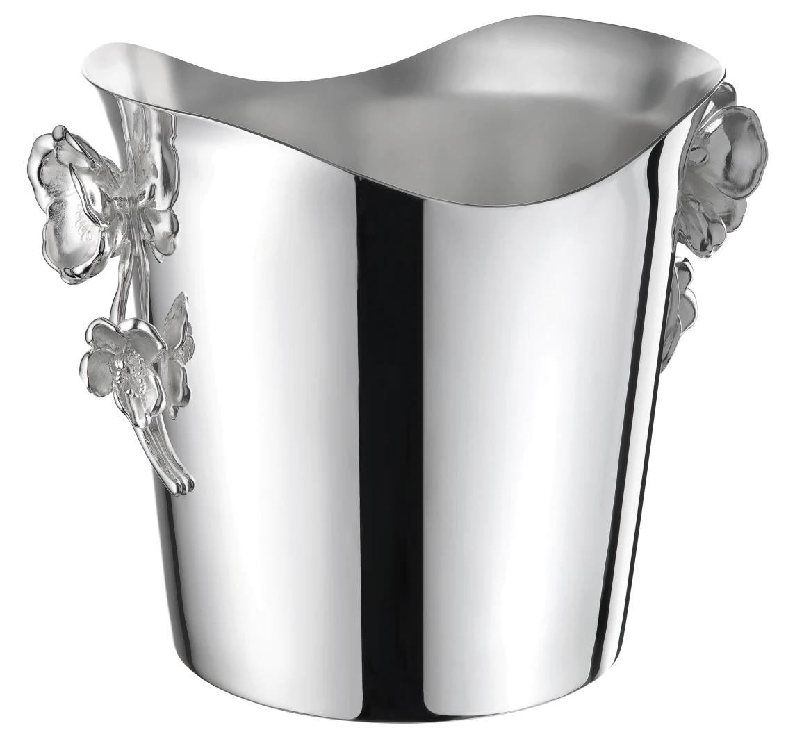 Christofle Anemone Champagner & Weinkühler versilbert