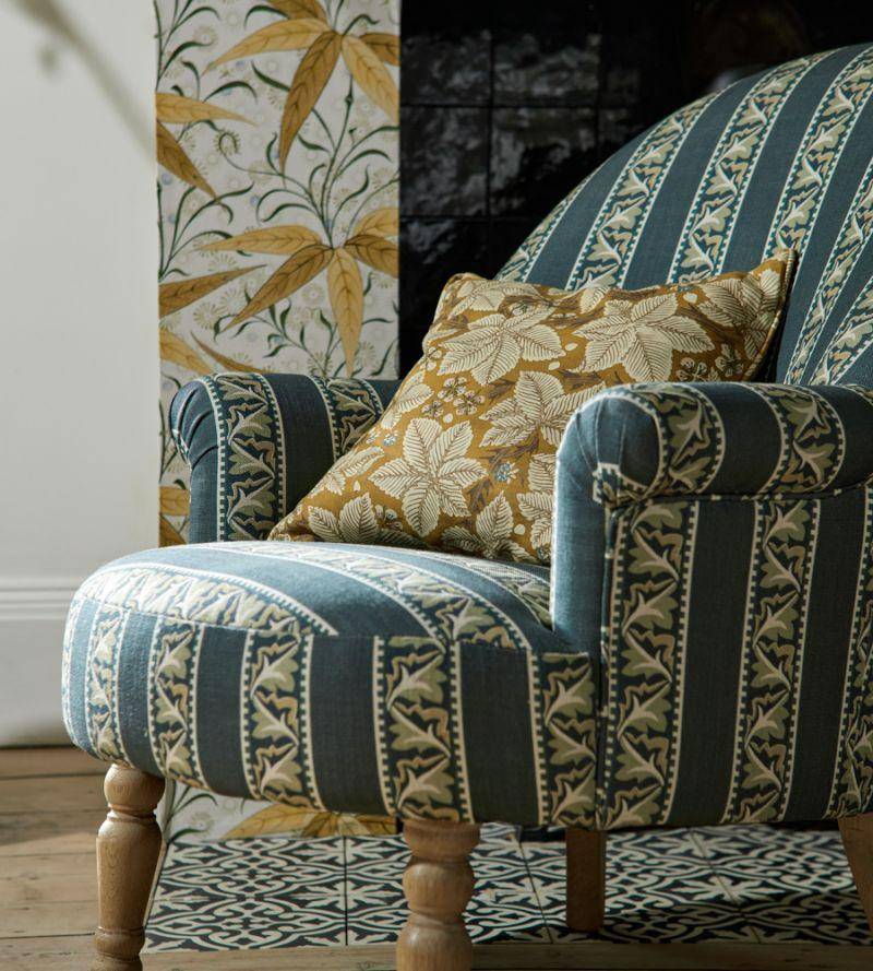 Morris & Co Red Car Stripe  