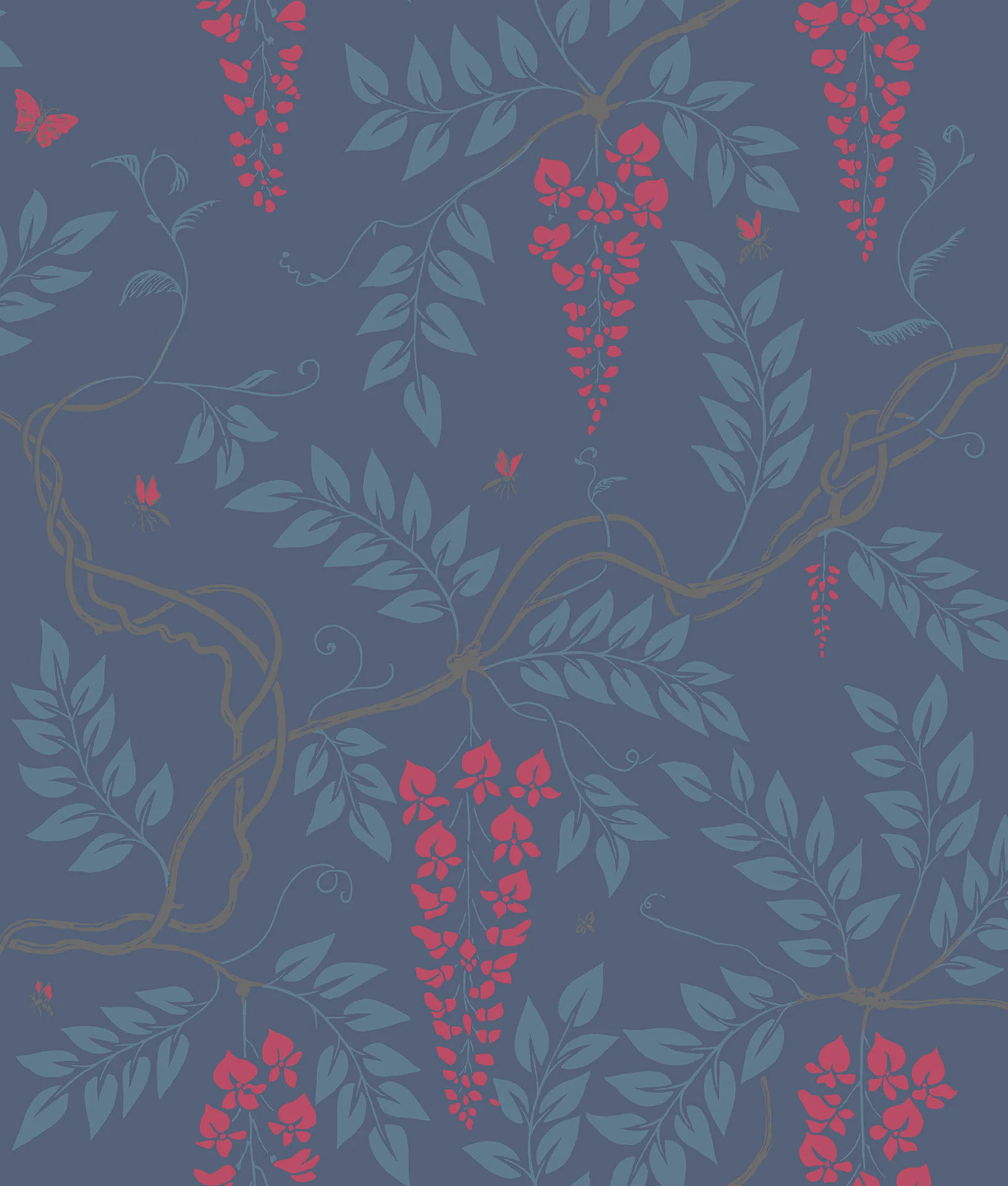 Cerise on Dark Hyacinth