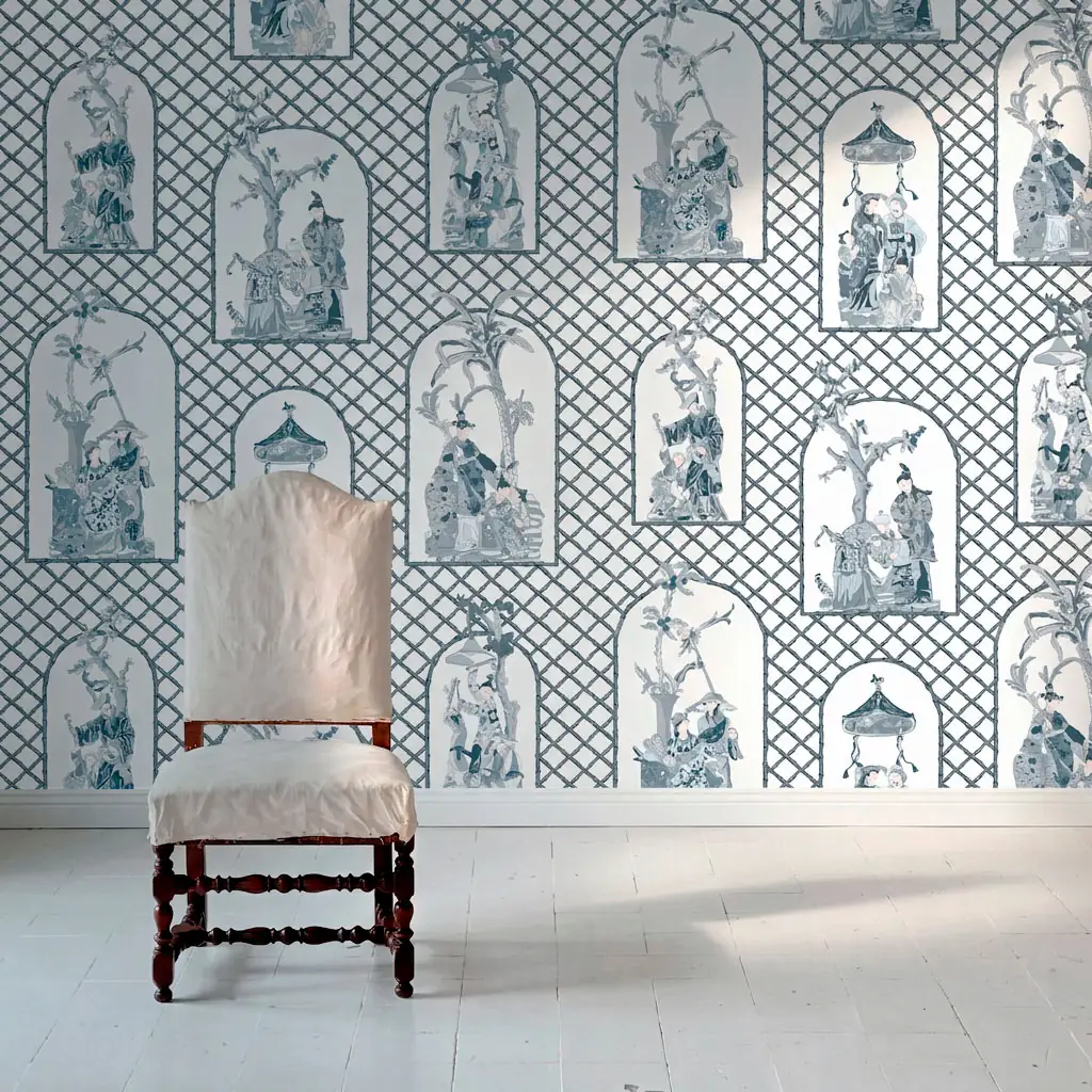 Lorenzo Castillo Salon de Porcelanas - Chinoiserie Tapete 