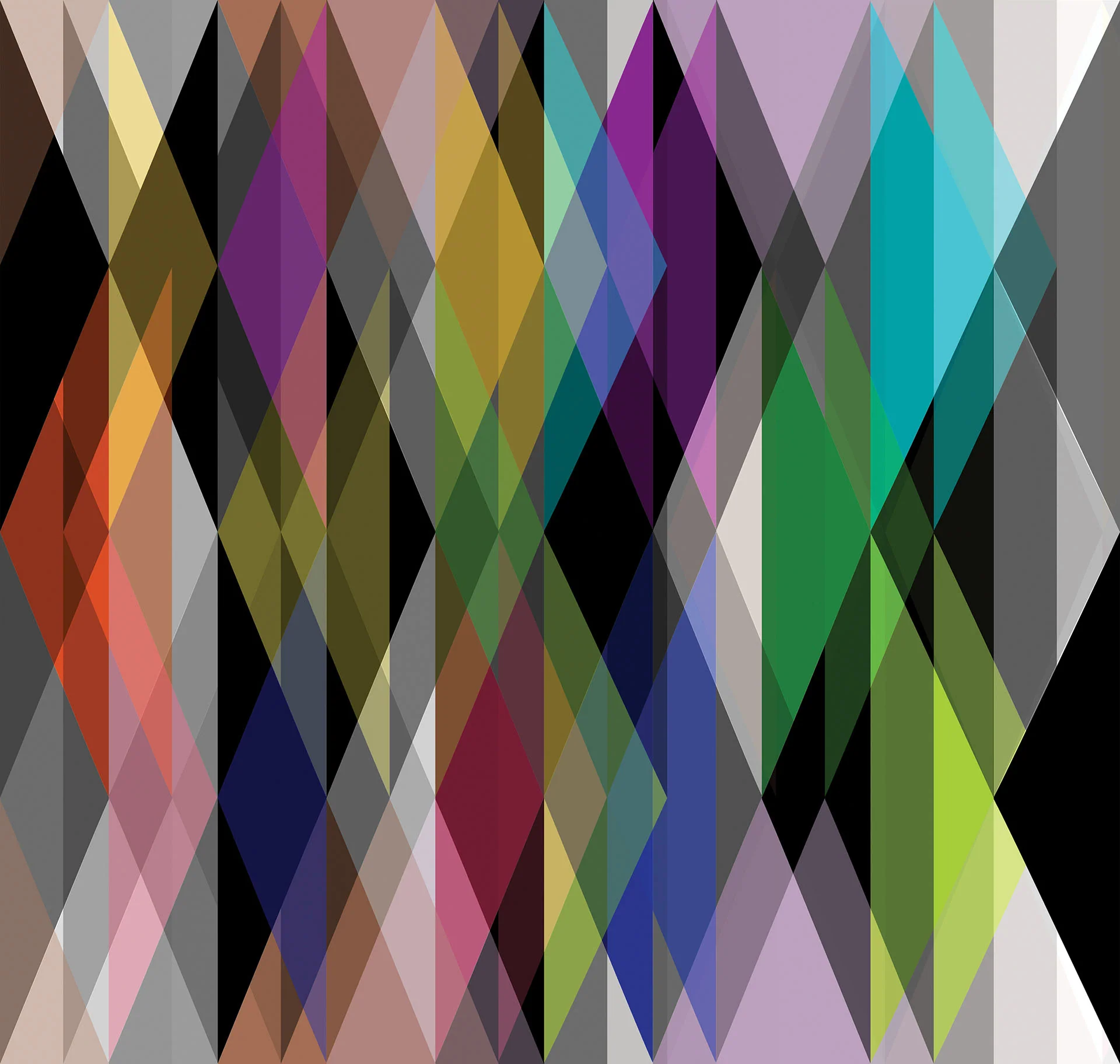 Bright Multi on Purple