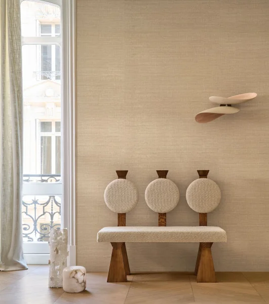 Casamance Sora - Vinyltapeten mit Seidenstruktur