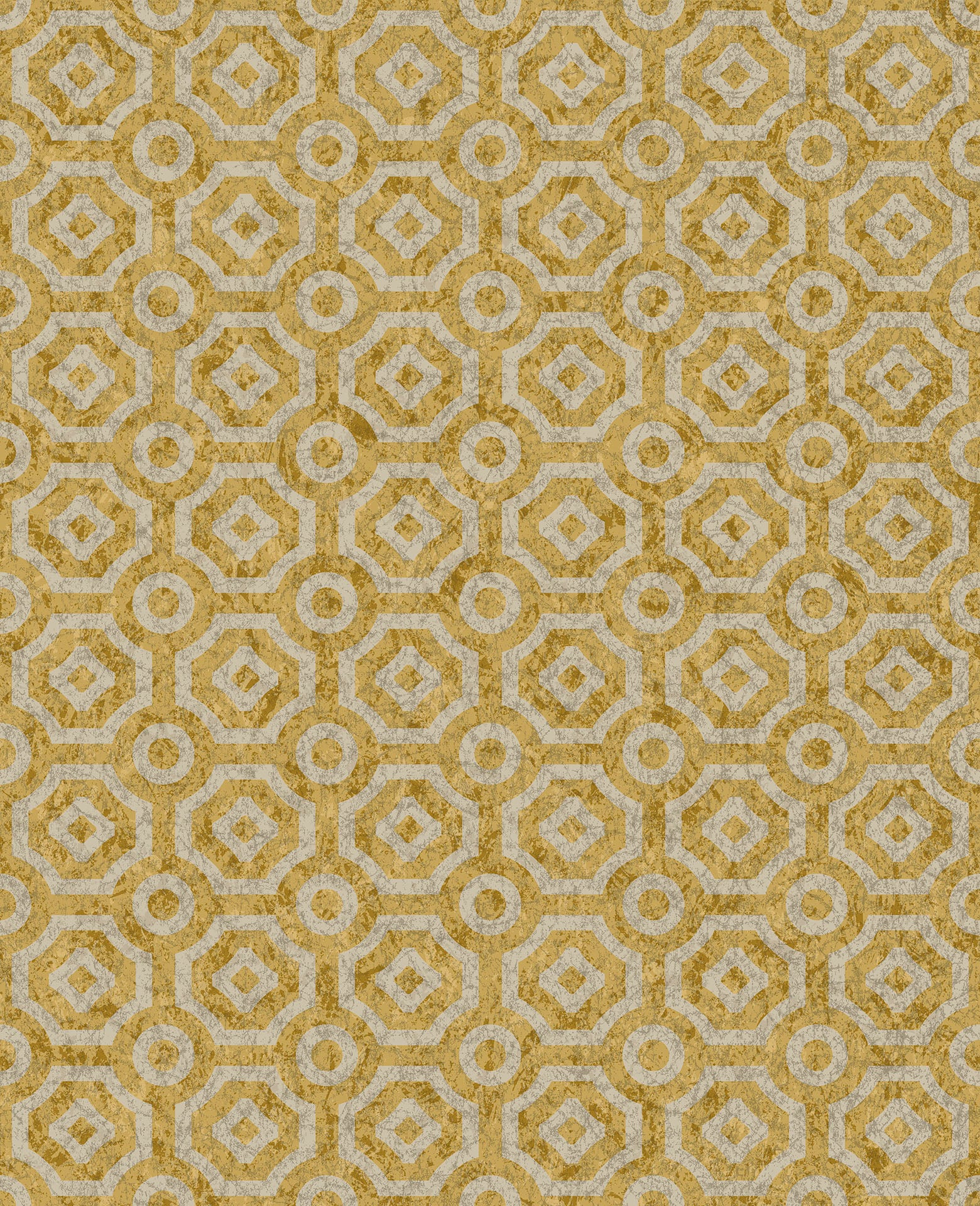 Metallic Silver on Metallic Gold