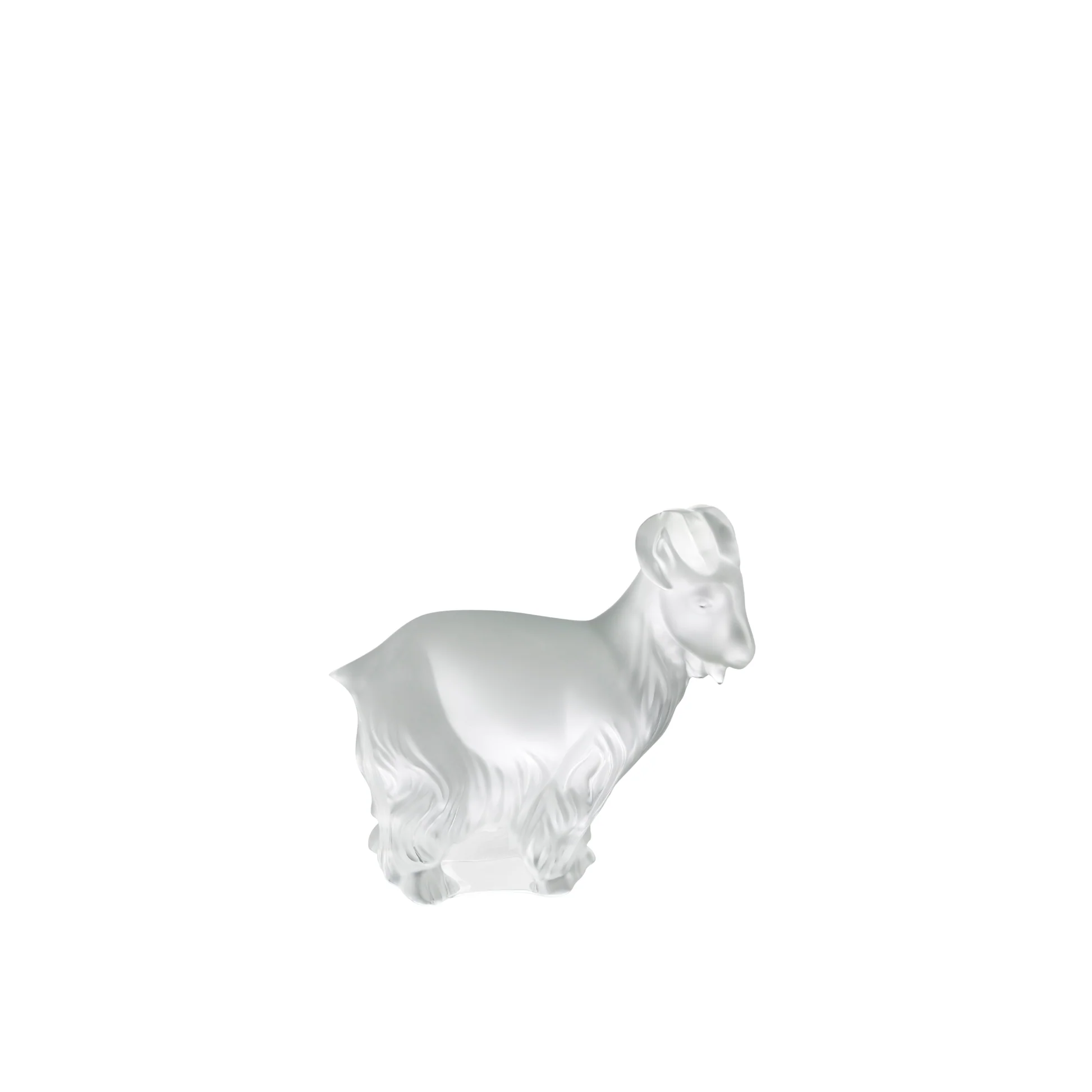 Lalique Goat 2027 – Ziege als Skulptur aus klarem Kristall
