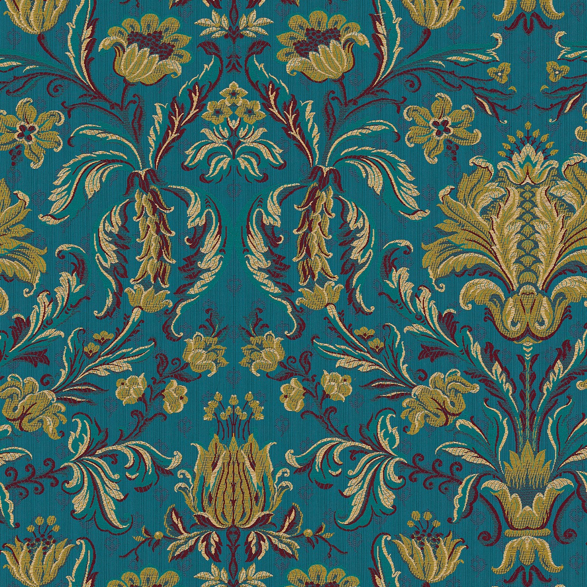 Nobilis Bellezza Jacquardstoff mit Blättermuster