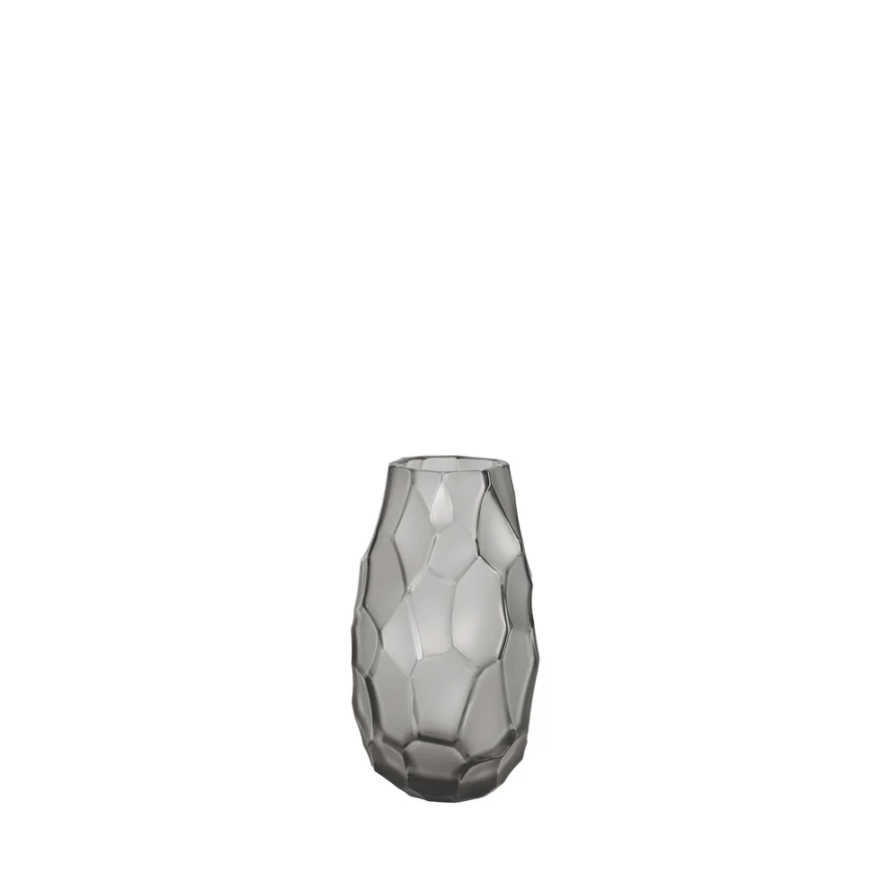 Lalique Silex Vase klein - grau