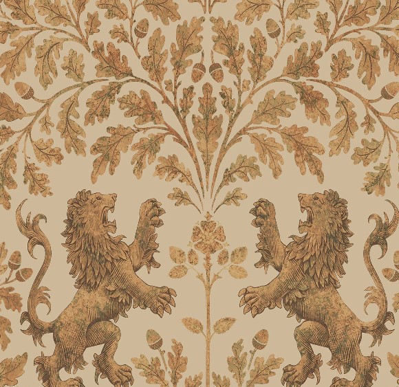 Metallic Gold on Oat