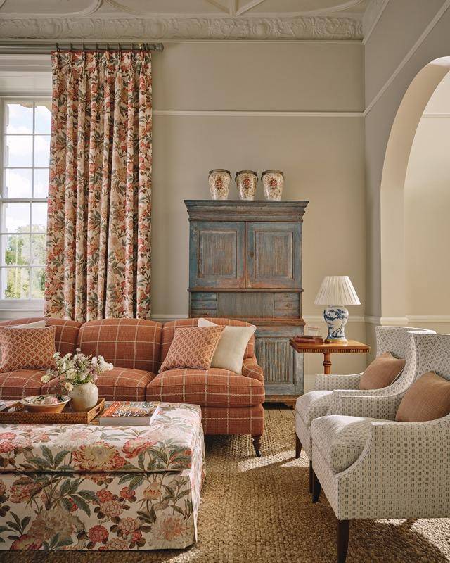 Colefax and Fowler Morse | Bezugsstoff mit modernem Muster